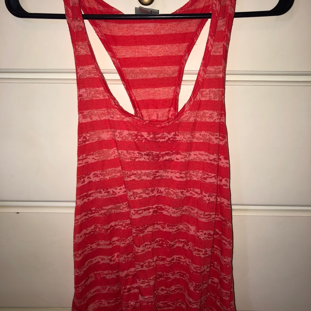 BURNT ORANGE VANITY TANK TOP
